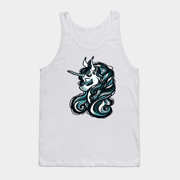 Philadelphia Football Unicorn Tank Top by Jan Grackle